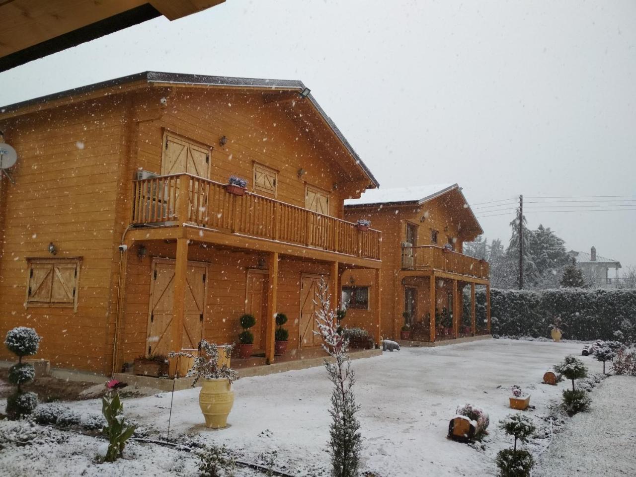 Kastor Chalets Ampelokipoi エクステリア 写真