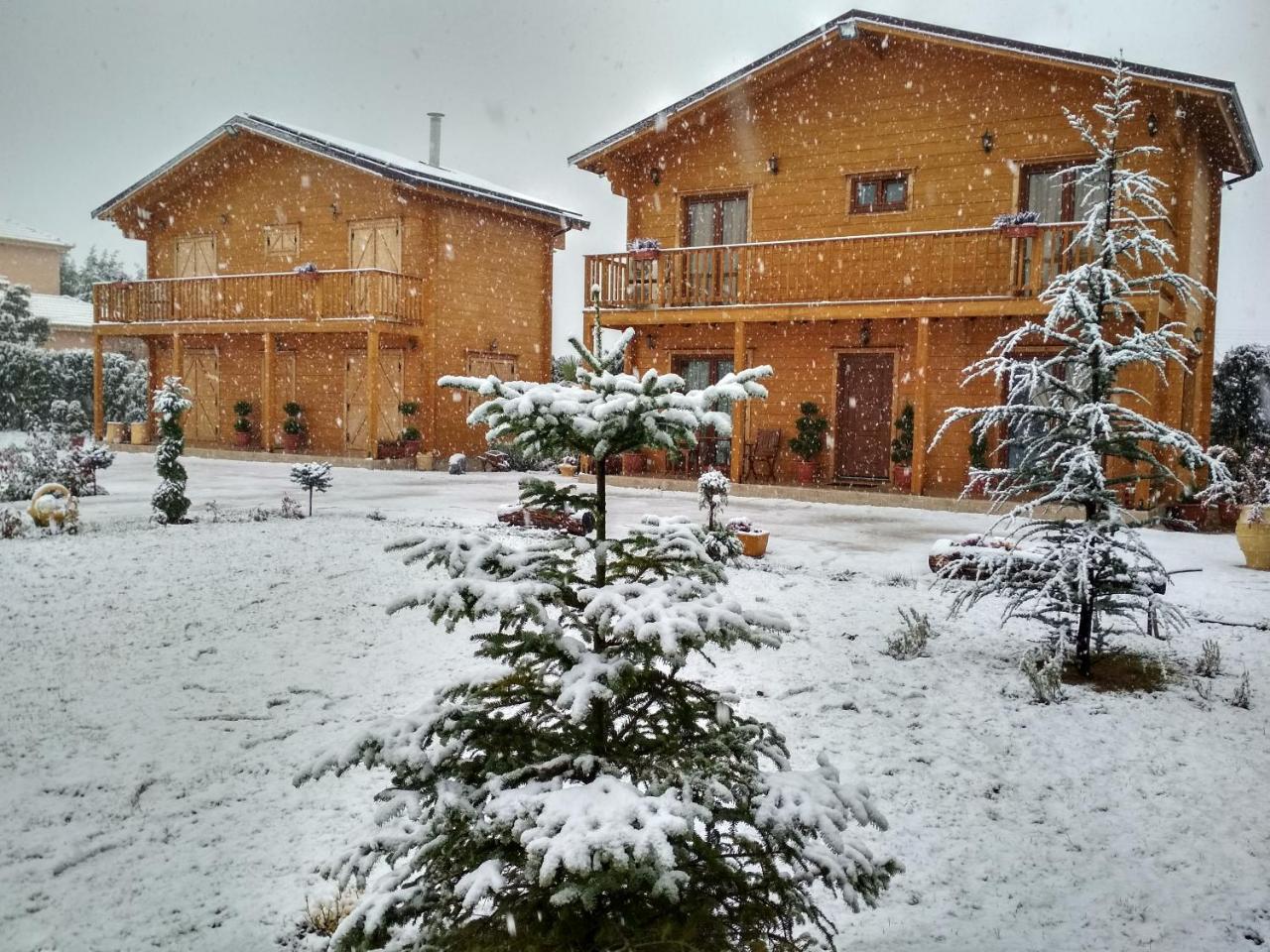 Kastor Chalets Ampelokipoi エクステリア 写真