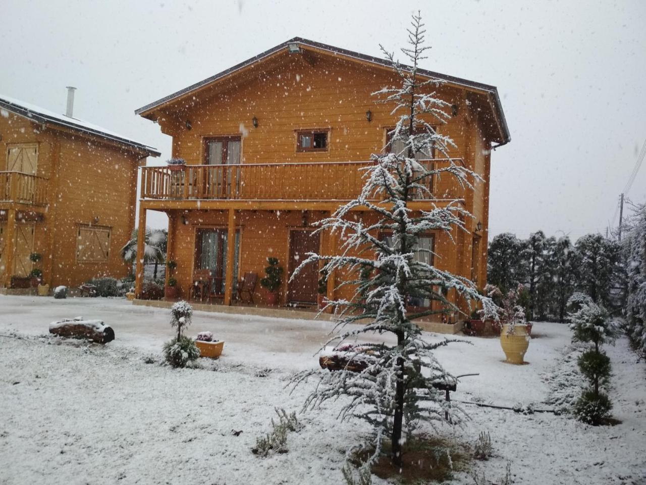 Kastor Chalets Ampelokipoi エクステリア 写真