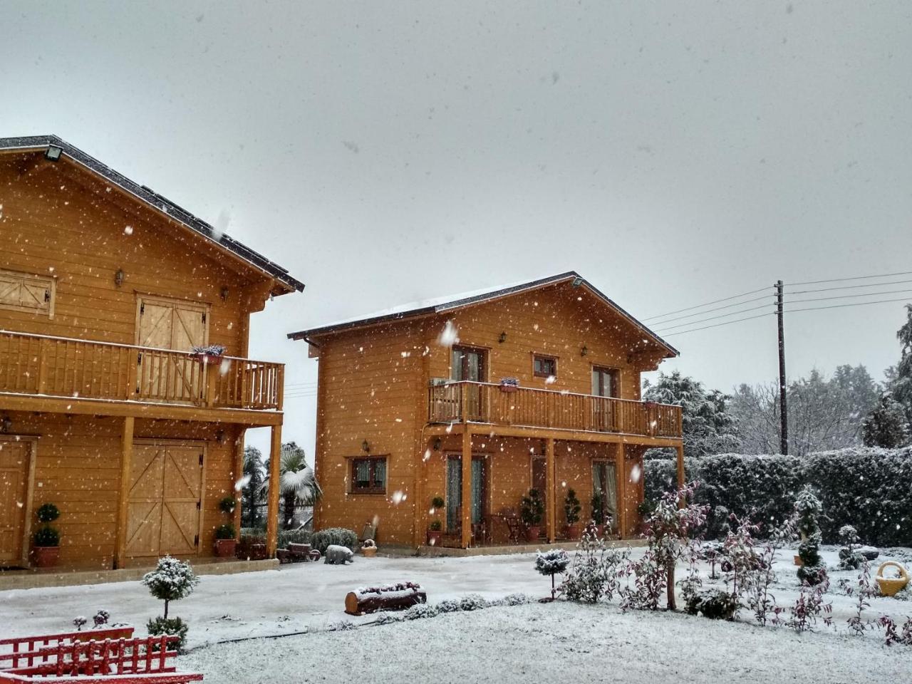 Kastor Chalets Ampelokipoi エクステリア 写真