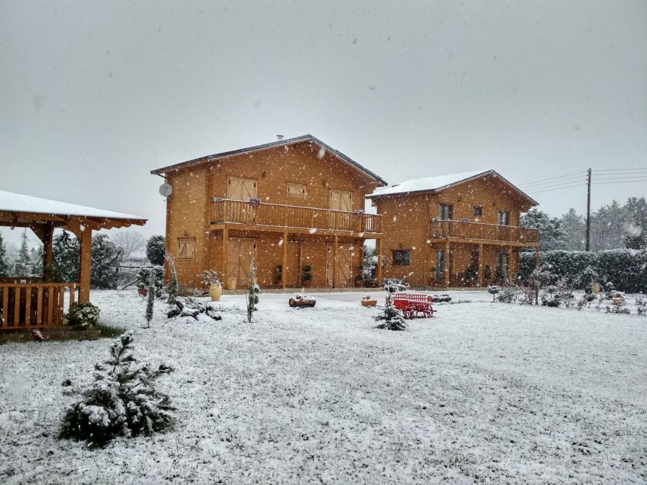 Kastor Chalets Ampelokipoi エクステリア 写真